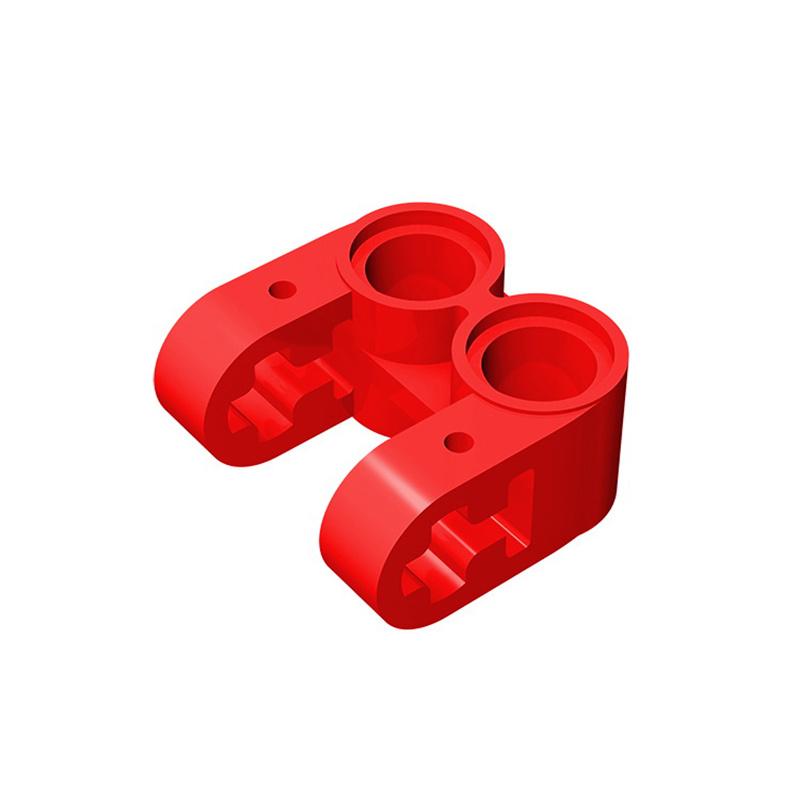 Rainbow Pig MOC Parts 41678 High-Tech 2x2 Axle and Pin Connector Perpendicular Double Split Building Blocks Kids DIY Brain Toys