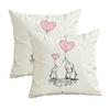 A Silhouette Face On Black Pillowzipper Design, Decorative Pillowcase, 45X45 Cm Pillowcase