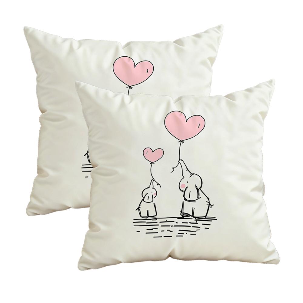A Silhouette Face On Black Pillowzipper Design, Decorative Pillowcase, 45X45 Cm Pillowcase