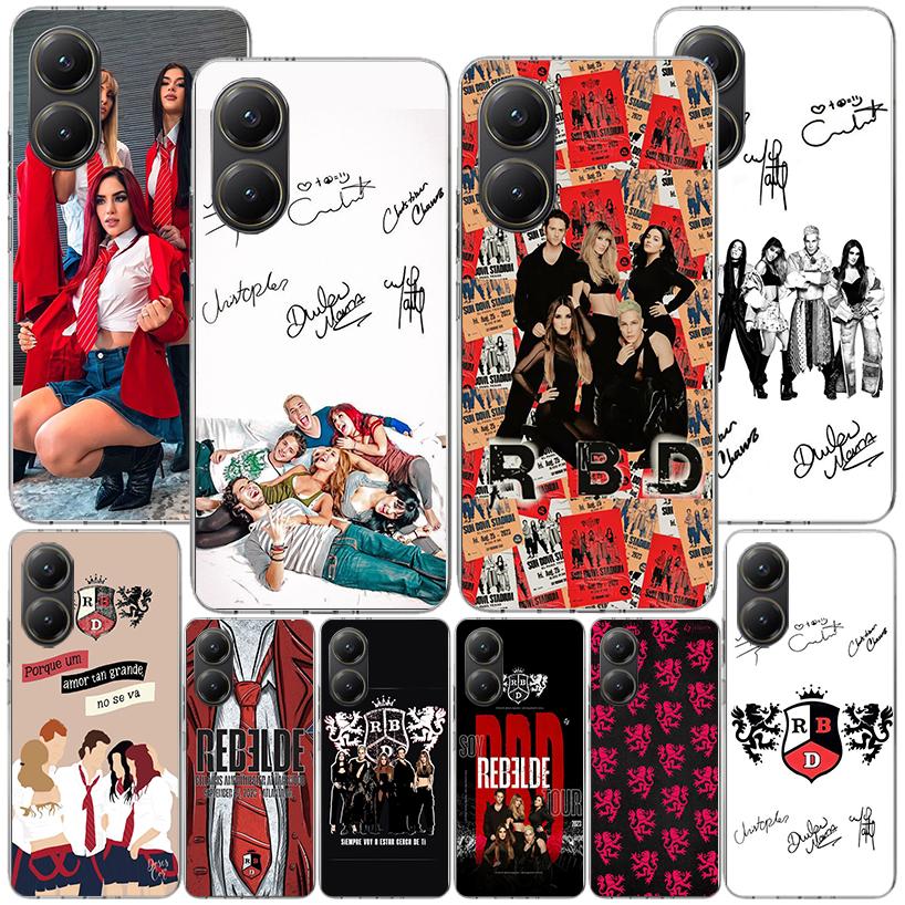 F-Fashion RBD R-Rebelde Phnoe Case for Xiaomi Poco X5 X6 X7 Pro X4 Gt F7 Ultra M8 M7 Redmi 15C 15 13C 13 12C 12 Unique Cover Coq