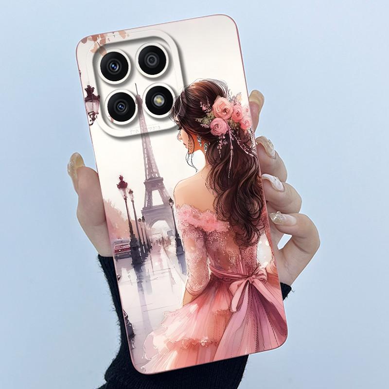 Hülle Für Honor X8a 4G X8b X8 4G Hülle Panda Süße Mädchen Katzen Flüssig Stoßfest Weicher Stoßfänger Für Honor X 8a X 8b Rückseite