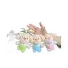 Fun And Cute Plush Pig Keyring With Short Plush Texture Available In Light Green Blue And Colors Pink