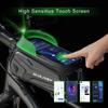 Bicycle Top Tube Bicycle Road Smartphone Waterproof Frame Compatible with 7 Inch Large TPU High Touch Comes with Rain Light Abrasion Shock Easy To