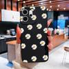 For Oppo Reno 14F 5G Phone Case Sunflower Patterns Soft Liquid Silicone Shell For OppoReno14F 14 F Camera Coverage Durable Capa