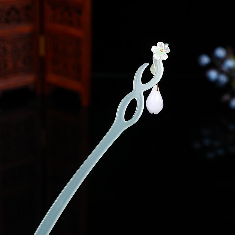 Antique-Style Wooden Hairpins: Chinese Qipao & Hanfu Headdress Accessories, Handmade for Hair Styling
