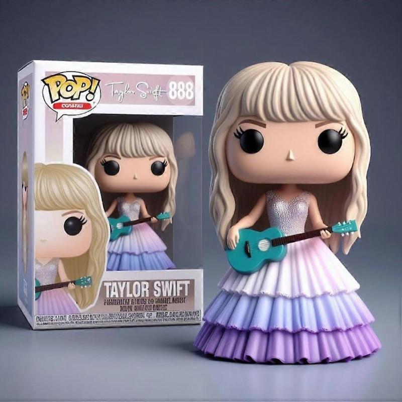 Taylor Swift Harz Großkopf Puppe Ornament Cartoon Schreibtischdeko Zuhause Wohnzimmer Arbeitszimmer Dekoration Geburtstagsfeier Geschenk