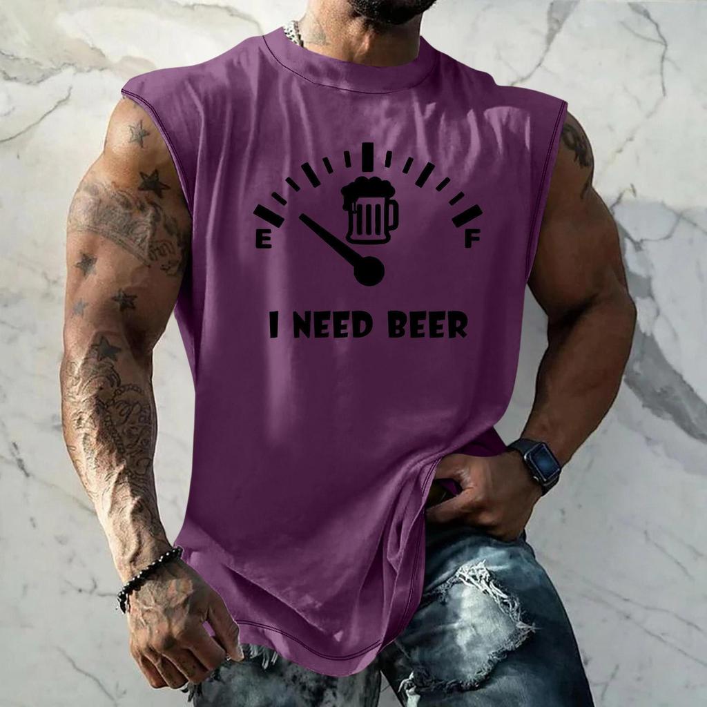 Canotta da uomo senza maniche vestibilità larga casual streetwear maglietta muscolare con grafica stampata texture gilet estivo per allenamento palestra