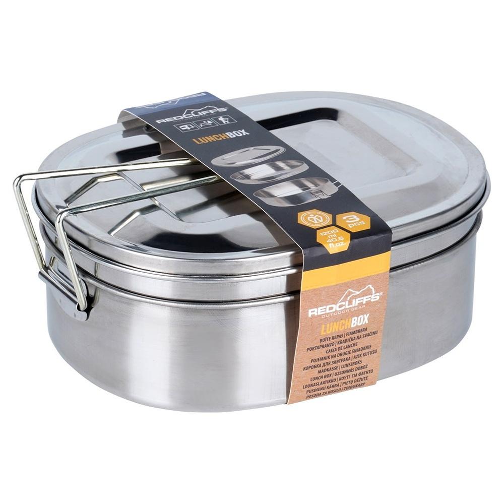Steel lunch tin 350 / 900 ml 2 pcs.