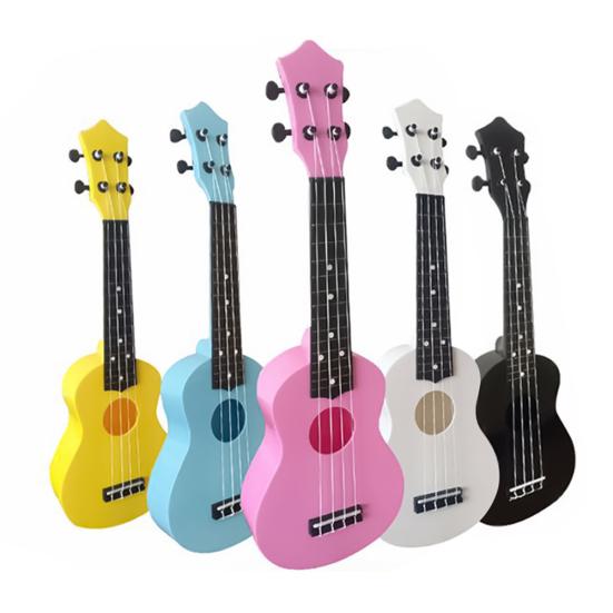 21 Zoll 4 Saiten Akustik-Ukulele Kleine Gitarre Kinder Anfänger Musikinstrument
