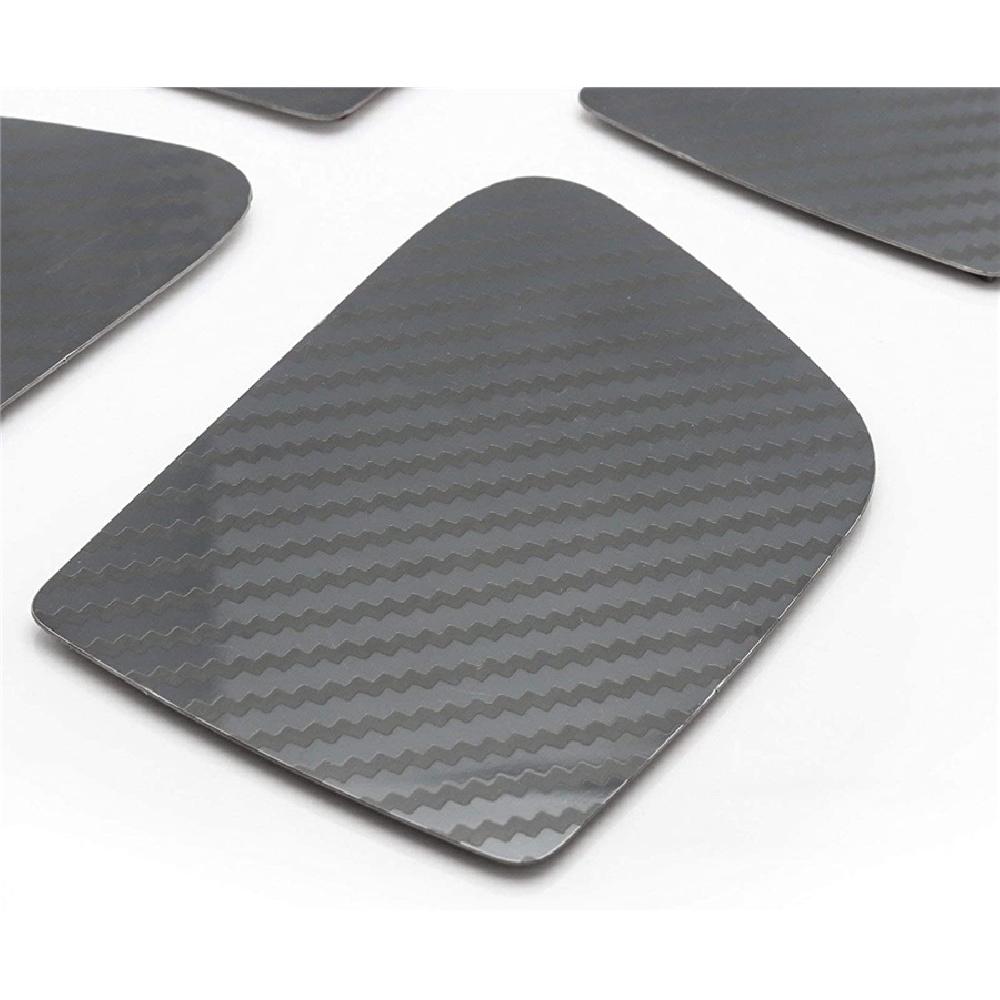 Carbon Fiber Style Inner Door Handle Bowl Cover Trims For Honda Accord 2013-2017