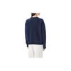 Polo Ralph Lauren Logo Embroidered Loose Fit Crew Neck Long Sleeve Sweatshirt Women sweatshirt Navy-Blue 211943006-002
