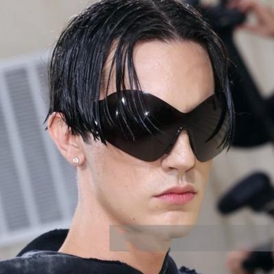 Nuevas Gafas de Sol Sin Montura Y2K para Hombre Moda Femenina Gafas de Sol para Sesión de Fotos Callejera Gafas para Ciclismo Conducción de Hombres UV400