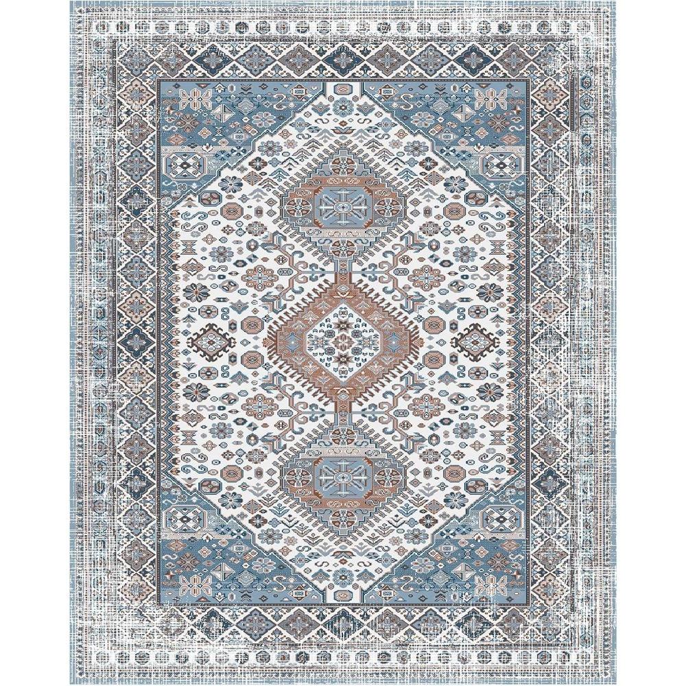 

Vintage Classic Boho Area Carpet Living Room Bedroom Kitchen Balcony Hallway Entrance Rugs Non-Slip Stain Resistant Washable Mat 50X80CM