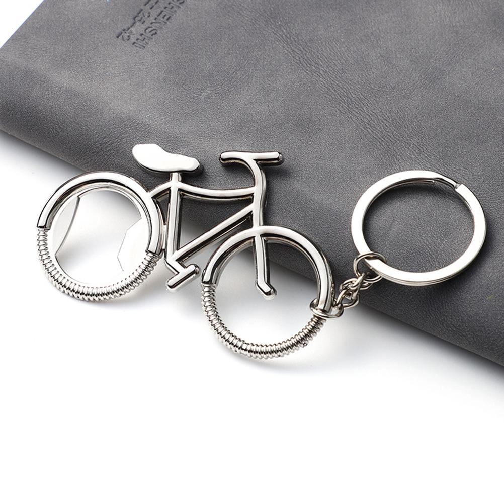 Portable Bottle Opener Keychain Metal Beer Bottle Opener Stainless Steel Bike Bottle Opener Keychain Key Rings