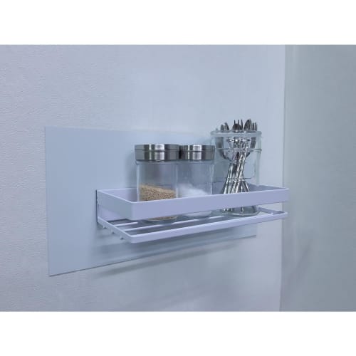 Q-ho Metal Works Slim Color Galvanized Sheet with Adhesive, White, 0.27 x 150 x 300 mm, L9085