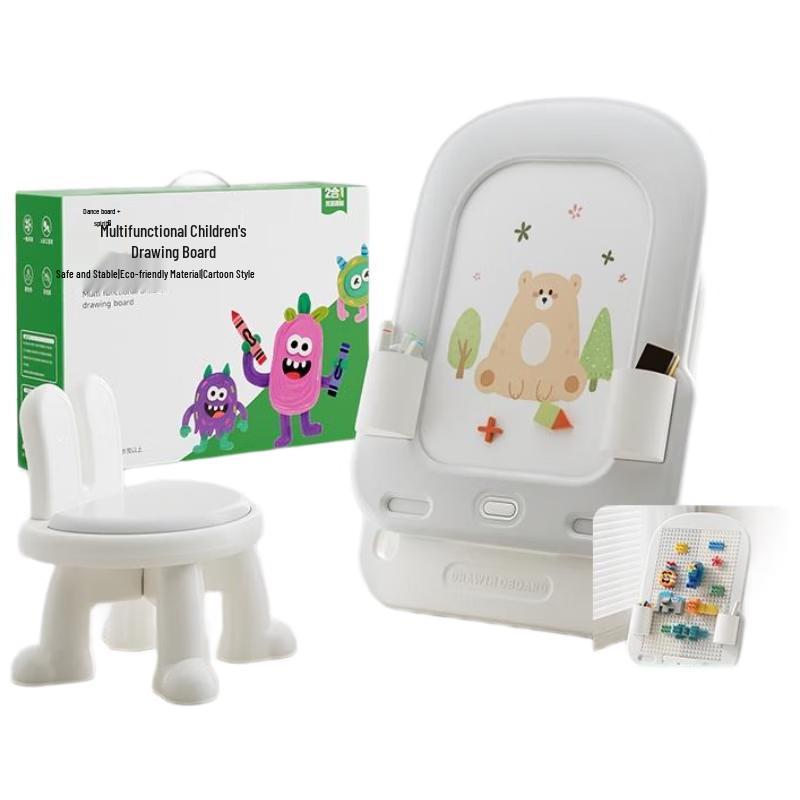 HANDUNYOU Kids Magnetic Drawing Board Activity Set