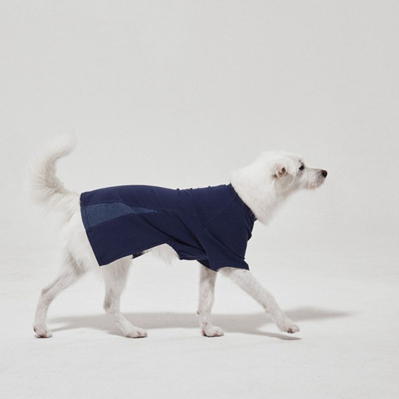 arumaru Pet Shirring Top_Navy
