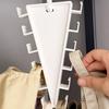 Double-Sided Clothes Hanger, with 12 Hooks Open Hook Design, V-Shape Vertical Easy Access Organizer, for Shirts Hats Belts Scarves