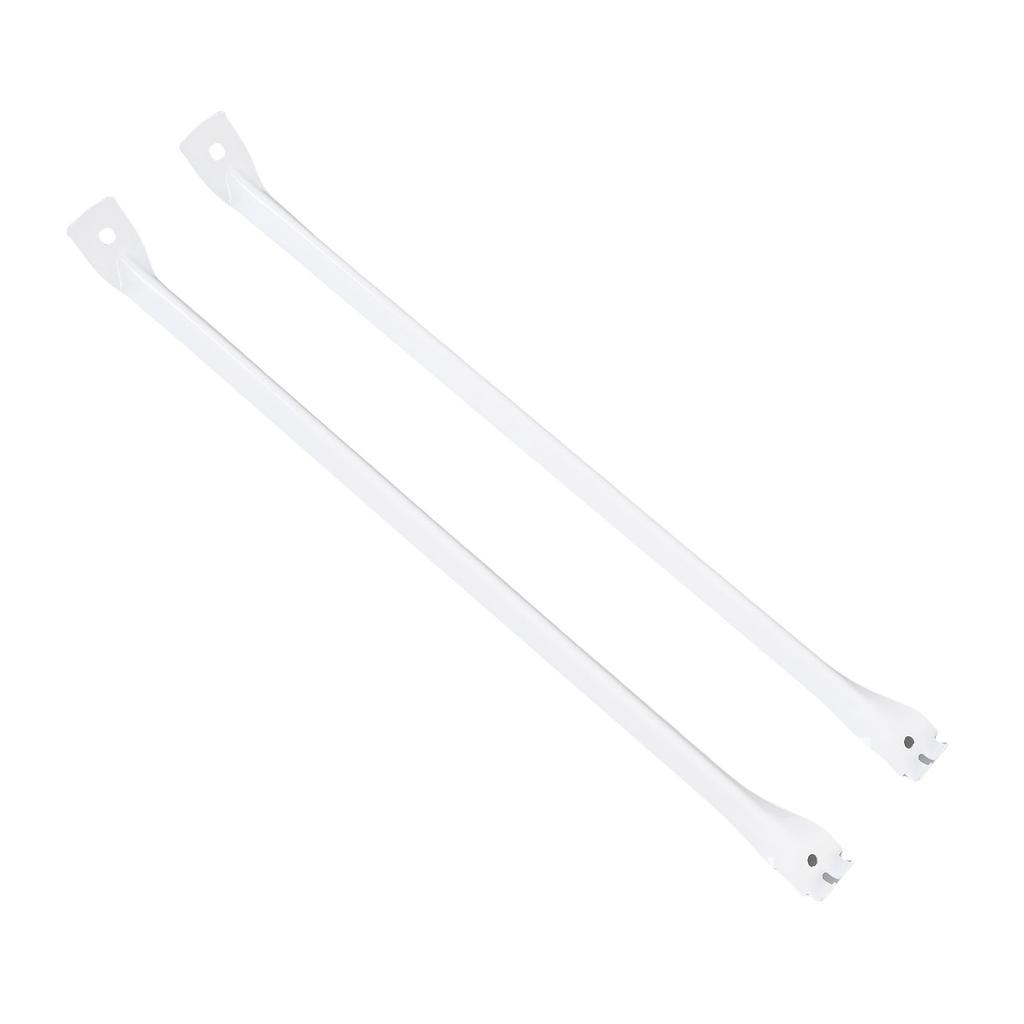 2PCS RV Wire Closet Shelving Brackets 12 Inch High Strength with Screws Wire Shelf Support Brackets White