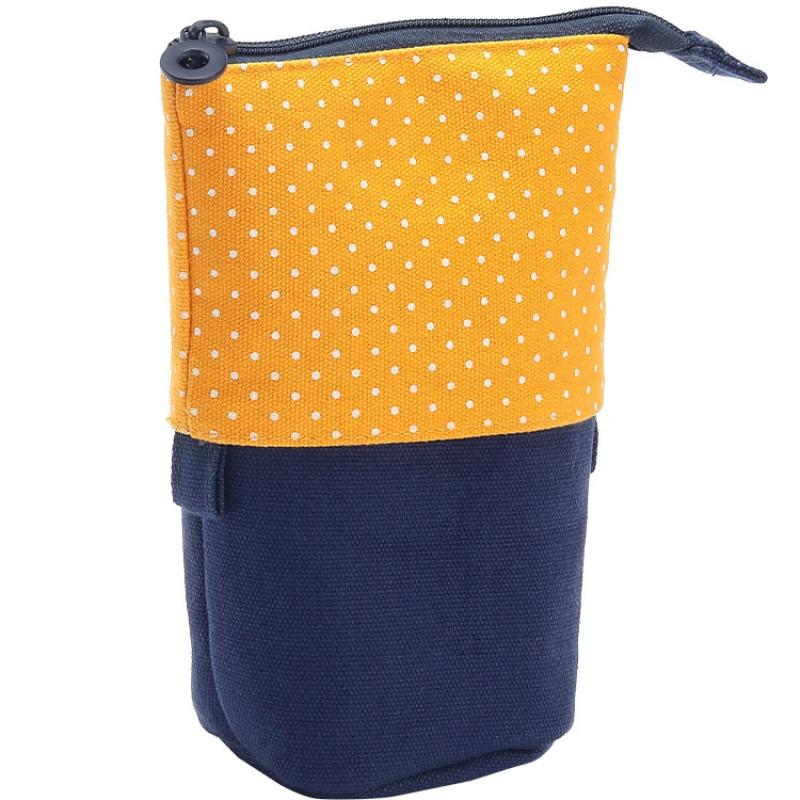 

Standing Pencil Case, Telescopic Pencil Holder, Kawaii Stand Up Pencil Case,Spacious Pencil Pouch Po