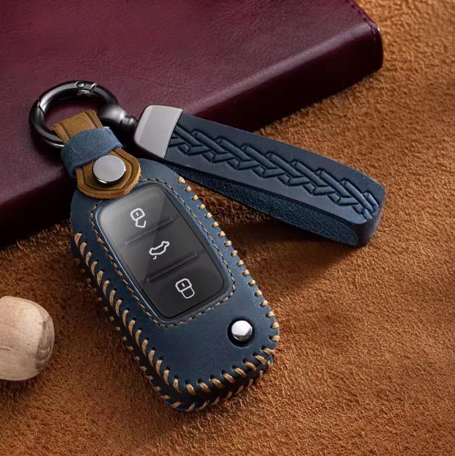 New Car Remote Key Case Cover For Volkswagen VW Polo Golf Passat Tiguan Beetle Caddy T5 Up Eos Skoda Octavia Seat Leon Altea