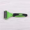 Pets Stainless Steel Grooming Brush Two-Sided Shedding and Dematting Undercoat Rake Comb for Dog Cat Remove Knots Tangles Easily