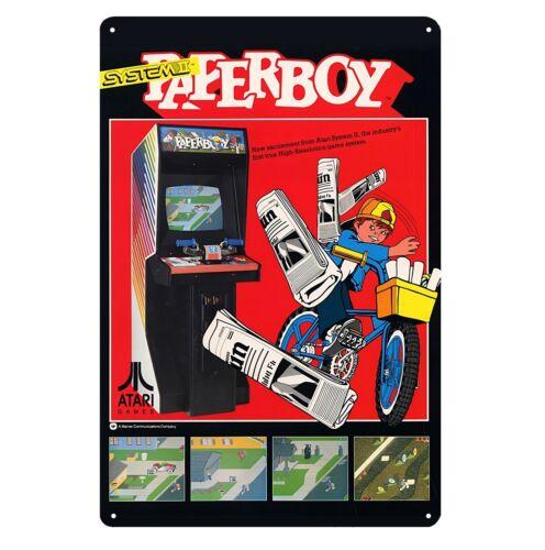 

Paperboy Ретро Аркадная Видеоигра Металлический Постер 20x30см 8x12 дюймов алюминий 20x30cm（7.8x11.8inch）