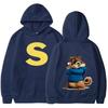 Abbigliamento Sportivo Casual Felpa con Cappuccio da Donna Costume di Halloween Scoiattolo Pullover da Donna Tendenza