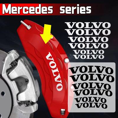 Naklejka na zacisk hamulcowy samochodu Wodoodporna winylowa naklejka wysokotemperaturowa Do XC90 V90 V60 XC60 V40 S80 S60 S90 C40 XC40 V70 XC70