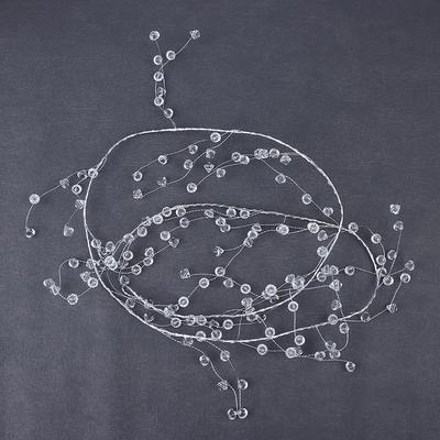 Diy Acrylic Crystal Beads Droprain String Branch Curtain Garland Transparent Diamond Beaded Wedding Decoration