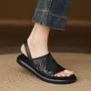 Ladies' Niche Light Luxury Summer Handmade Women's Shoes, Retro Commuting Women's Shoes, Cool Slippers