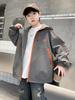 Boys' Trendy Hooded Windbreaker for Medium & Large Children - 2026 Spring/Autumn Fashion Jacket