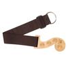 Cinghia Regolabile per Violoncello Cintura in Nylon Antiscivolo Supporto ad Anello O in Legno Accessori per Strumenti Musicali(Colore del legno )