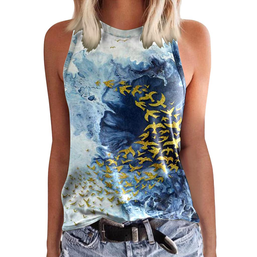 Flower Floral 3D Print Tank Top Summer Women Fashion Streetwear Y2k Tops Oversized Vest Off Shoulder Sleeveless Woman Camisole