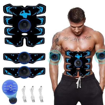 Neuer USB-wiederaufladbarer EMS-Muskelstimulator Bauch Arm 3 in 1 Trainer Smart Kabellos Fitness Bauchmuskeltraining Elektrisch Körper Schlank