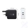 PD3.1 GaN PD140W Charger C+C Port GaN British Intelligent Distribution Charging Head PPS Super Fast Charging