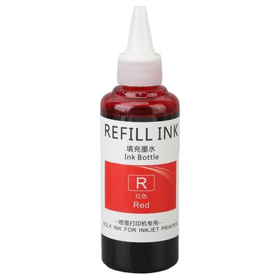 Stamp Refill Ink 100ml High Adhesion Quick Drying Colorfast Widely Used Egg Dater Ink for Business School Family