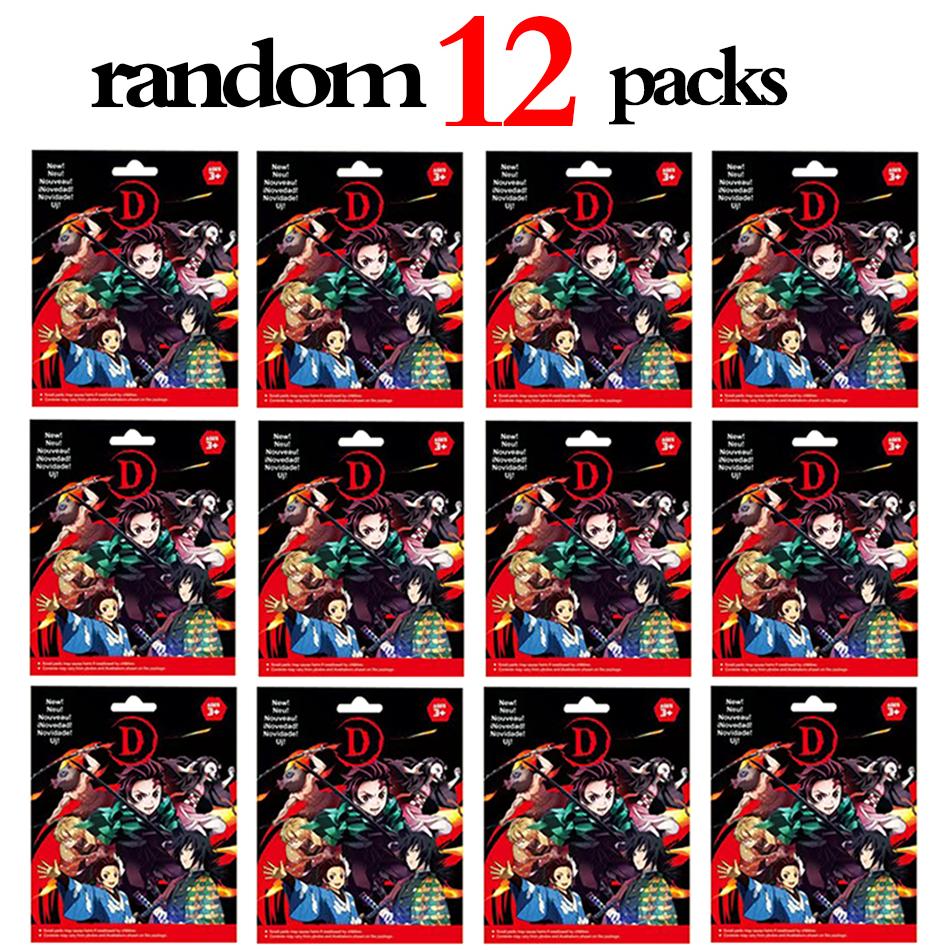 2-24pcs Anime Demon Slayer Figures Mystery Box Blind Box Toys Gifts PVC Model Adults Decorative Kids Birthday Christmas Gifts