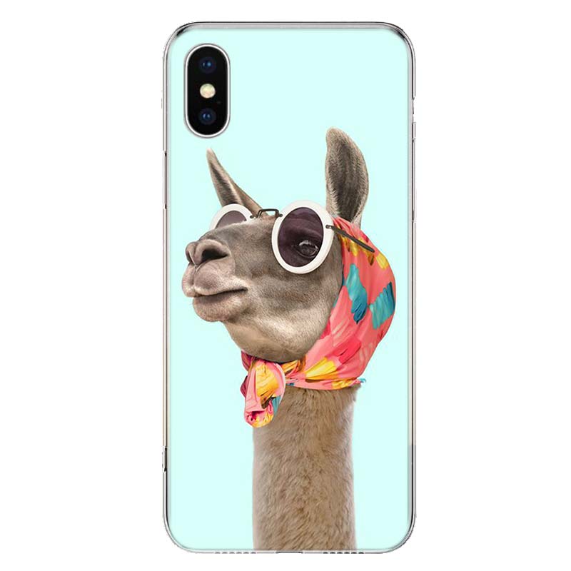 Søtt Tegneserie Giraff Dyr Deksel Telefondeksel For Apple iPhone 11 12 13 14 Pro 7 XR X XS Max 6 6S 8 Plus + Mini 5 SE Trykk Mykt