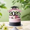 5pcs Handmade 2025 Graduation Cake Topper Set Graduation Cupcake Toppers  Party Cake Decorations