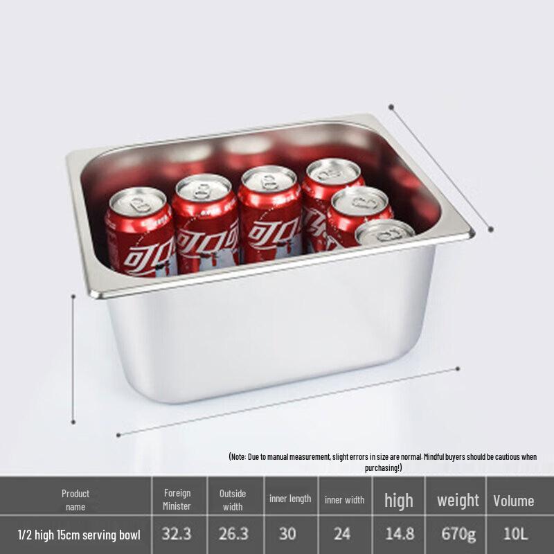 Thickened Stainless Steel Rectangular Food Drainer Tray
