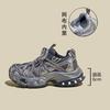 Leather popular dad shoes women's thick-soled 2025 autumn new soft-soled breathable lightweight versatile sports and leisure shoes