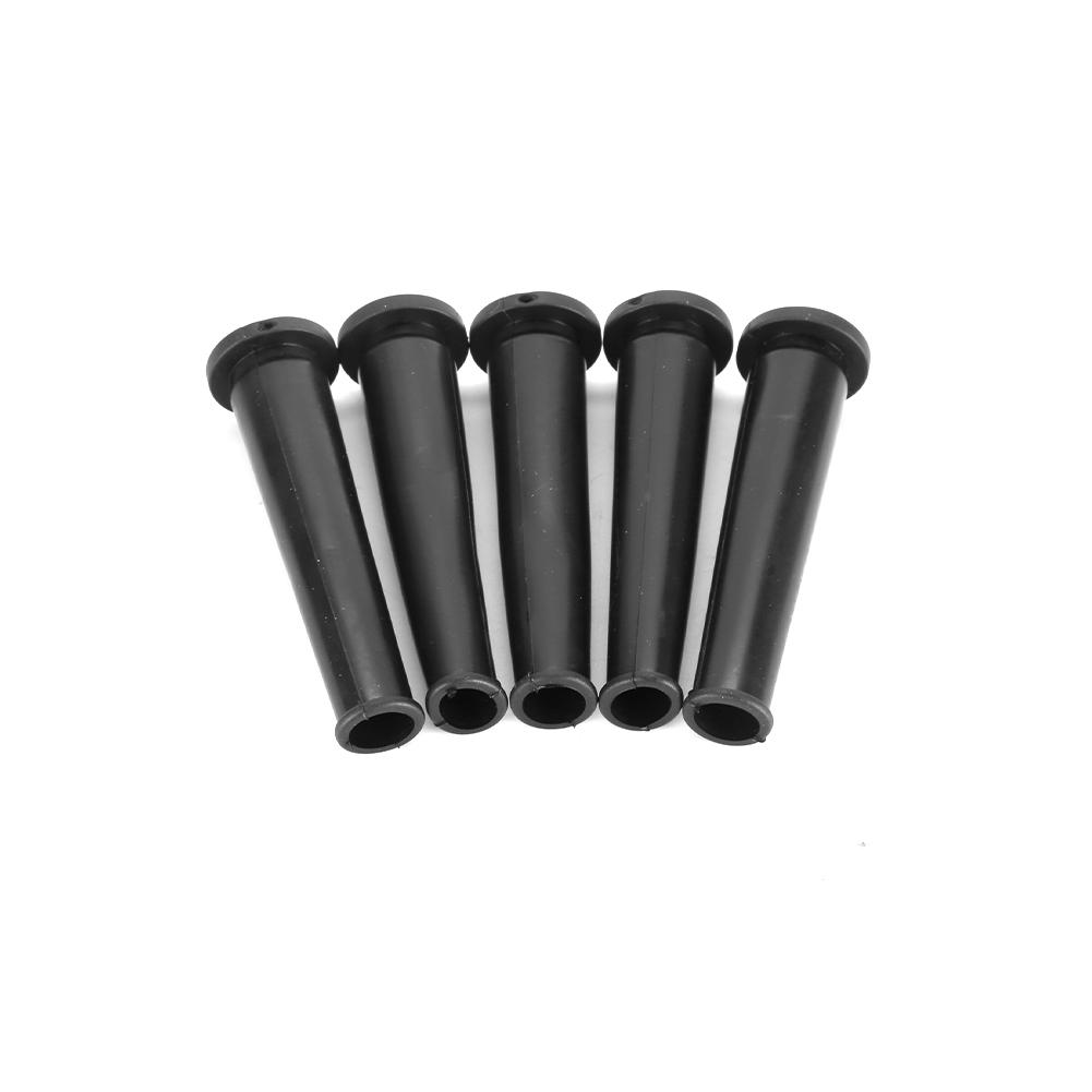 5pcs Sleeve Boot Wire Protector 5x Black Cable Cover Heat Shield