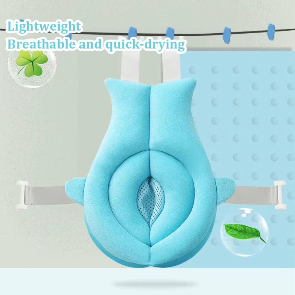Almohadilla Cojín para Baño de Bebé Amigable con la Piel Asiento de Soporte Suave para Baño de Recién Nacidos Asiento de Baño para Bebé Uso en Tina de Bebé