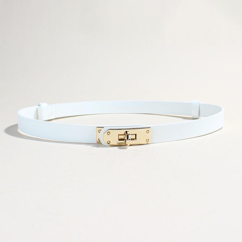 

Регулируемый тонкий ремень из роскошной искусственной кожи, женский дизайнерский пояс-корсет с металлической поворотной застежкой, поясной ремень для джинсов, платьев