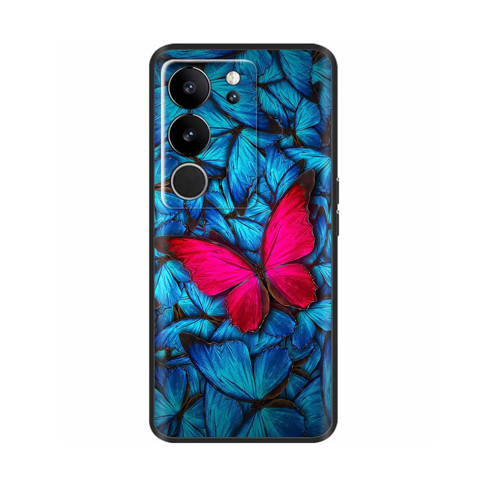 6,78' Für Vivo V29 5G Hülle V 29 Silikon TPU Weicher Stoßfänger Handyhülle für VIVO V29 V2250 VivoV29 Hüllen Schutzhülle Tasche Coque