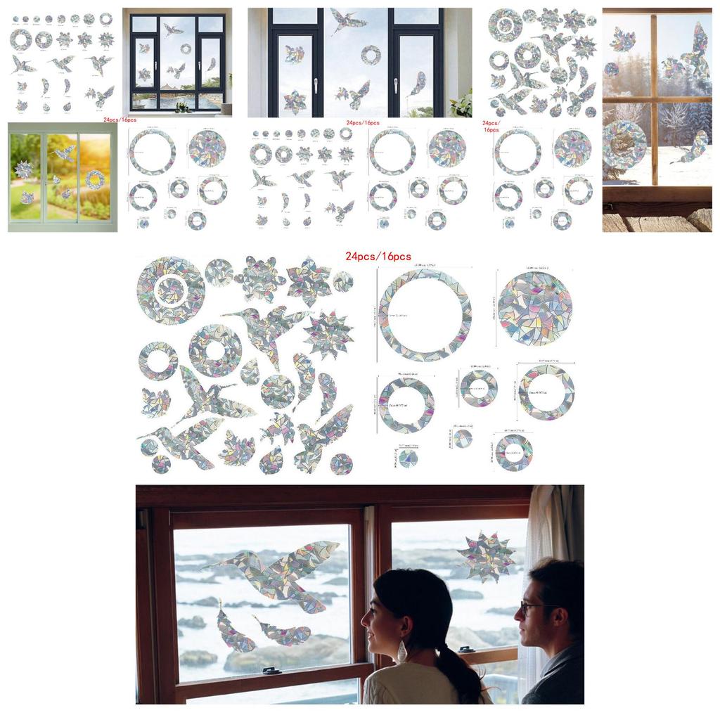 Prism Decals For Window Prevent Bird Strikes