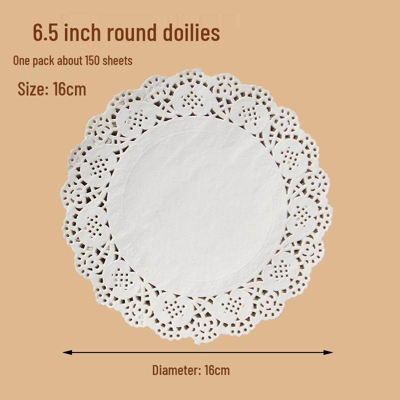 Rectangular Lace Paper Mat: Oil-Absorbing Paper for Kitchen, Baking, and Snacks