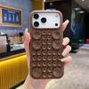 Suction Cup Silicone Case for Apple 15 Pro Max - 3D Liquid Anti-Drop Protection