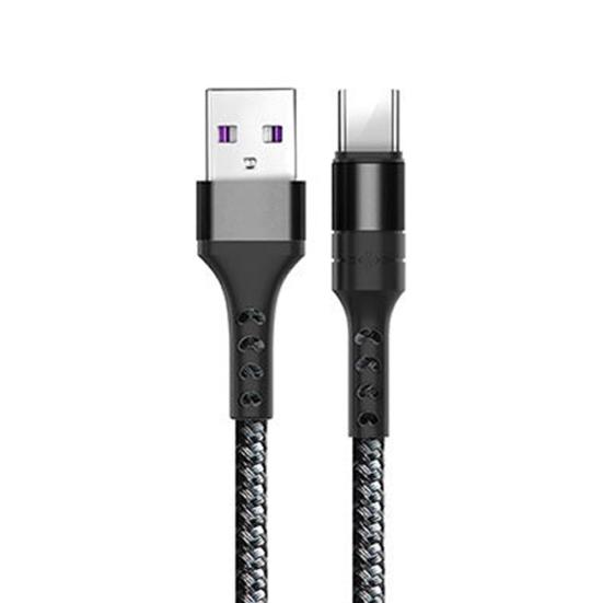 

Плетеный кабель Type-C 5A Super Phone для быстрой зарядки и передачи данных для Huawei Mate10 P20